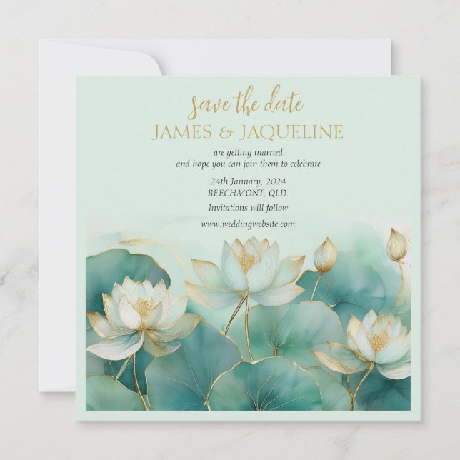 Personalisieren Sie Save the Date (Vorderseite)