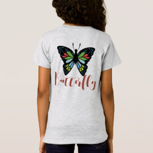 Personalisieren Sie schöne Schmetterlinge und farb T-Shirt