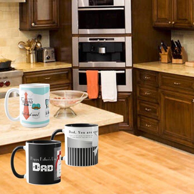 Personalisieren Sie Schwarz-weißen Red Happy Vathe Tasse (Von Creator hochgeladen)