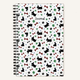 Personalisieren Sie Scottie Kleeblatts Spaß farben Notizbuch