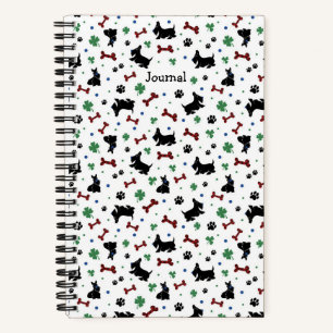 Personalisieren Sie Scottie Kleeblatts Spaß farben Notizbuch