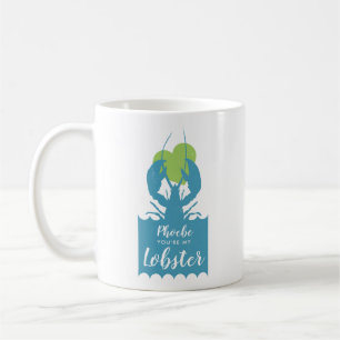 Personalisieren Sie sich als meine Lobster Valenti Kaffeetasse
