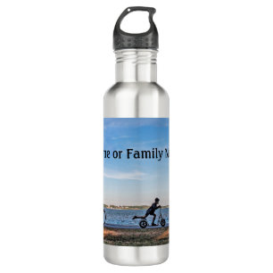 Personalisieren Sie sich mit Namen für die Familie Edelstahlflasche