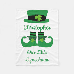 Personalisieren Sie St. Patrick's Irisch Grüner Ko Fleecedecke