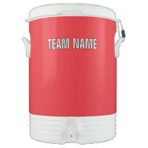 Personalisieren Sie TEAM NAME Red