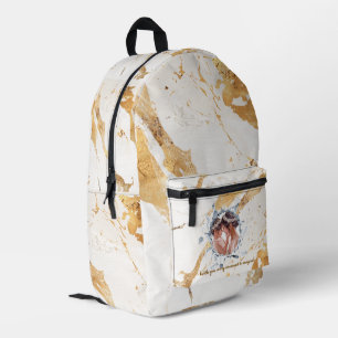 PERSONALISIEREN SIE TEXT UND BILD  BEDRUCKTER RUCKSACK