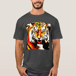 Personalisieren Sie Tiger Head Moderne Elegante Vo T-Shirt