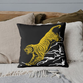 Personalisieren Sie Tiger Print Safari Wildlife Ca Kissen