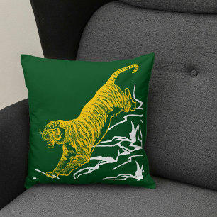 Personalisieren Sie Tiger Print Safari Wildlife Ca Kissen