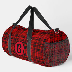 Personalisieren Sie trendigen Namen Karo Kariert Duffle Bag