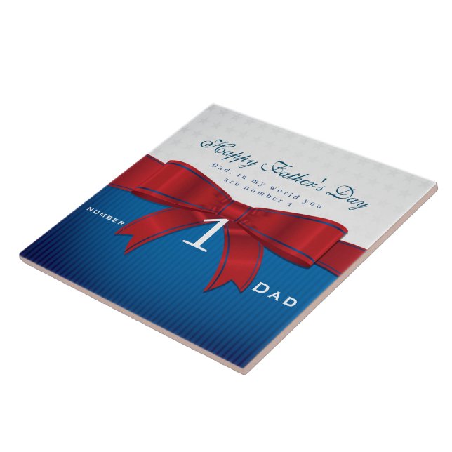 Personalisieren Sie Vater Nummer eins in meiner We Fliese (Seite)