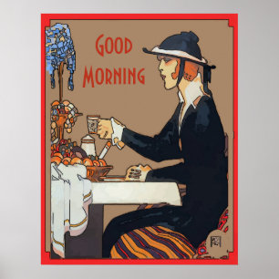 Personalisieren Sie Vintage Kaffeeküche Poster