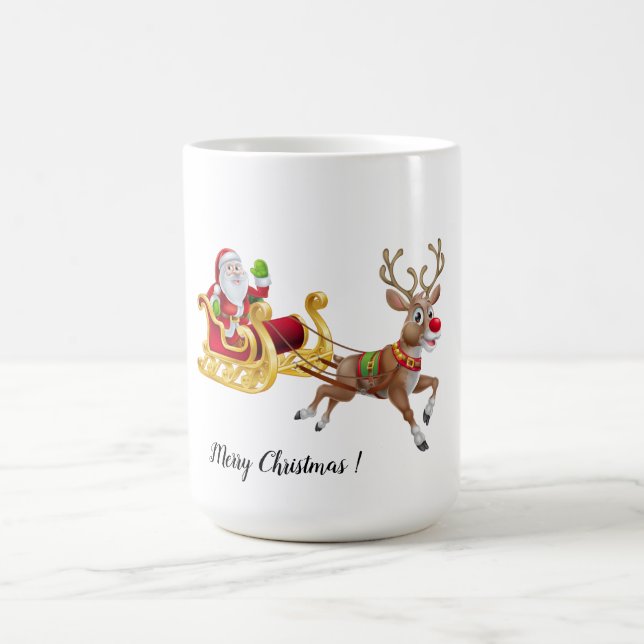 Personalisieren Sie Weihnachten Zwei-Tone-Kaffee-T Kaffeetasse (Mittel)
