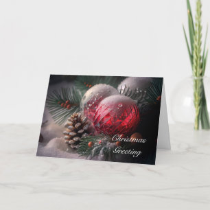 Personalisieren Sie Weihnachtskarte - Blasen Dankeskarte
