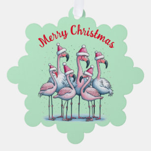 Personalisieren Sie Weihnachtskartendekoration Ornament Karte