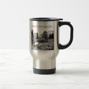 Personalisieren Sie Wild Colorado Elk Wilderness Reisebecher