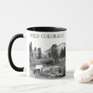 Personalisieren Sie Wild Colorado Elk Wilderness Tasse