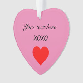 Personalisieren Sie XOXO HEART Valentine Ornament