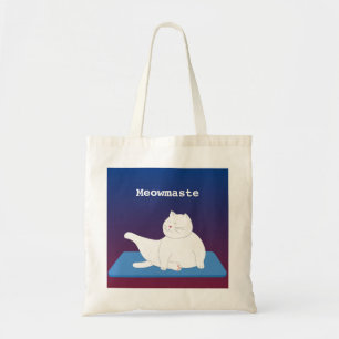 Personalisieren Sie Yoga Cat Tote Bag Tragetasche