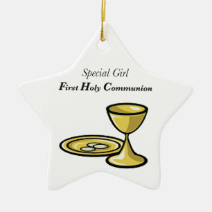 Personalisieren, Special Girl, Erste Kommune Keramik Ornament