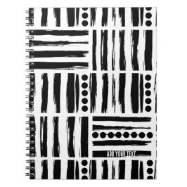 PERSONALISIEREN: Streifen und Flecken | Notebook-J Notizblock