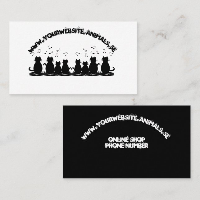 personalisieren visitenkarte (Vorne/Hinten)