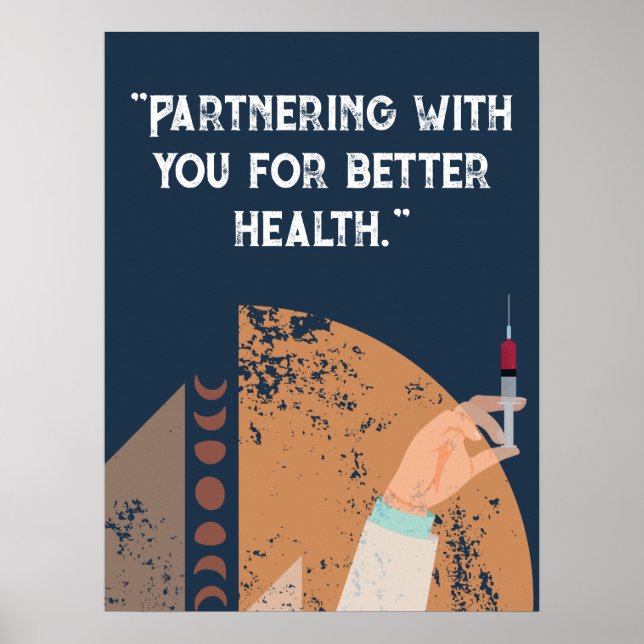 Personalisieren von Angeboten für Krankenhäuser, m Poster (Vorne)