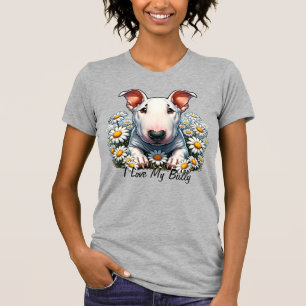 Personalisieren von Bull Terrier in Daisies T-Shirt