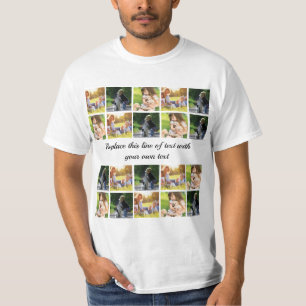 Personalisieren von Foto- und Textdateien T-Shirt