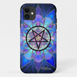 Personalisieren von Pentagram Name Lila Blue Case 