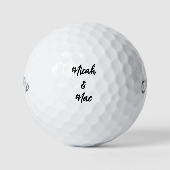 Personalisieren von Skriptnamen Callaway Warbird Golfball (Vorderseite)