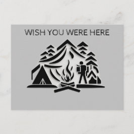 Personalisieren von Text-Camping-Reisen Postkarte
