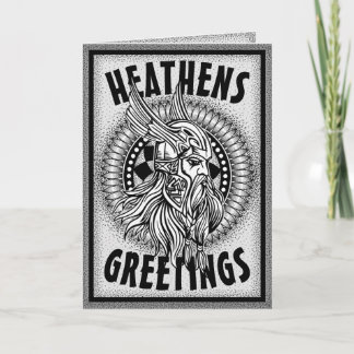 Personalisieren von Wiking Heathens Greetings Karte