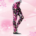 Personalisieren von Wörtern Name rosa Ribbon Brust Leggings<br><div class="desc">Wow! Das ist ein einzigartiges Paar Leggings. Sie wählen die Wörter aus</div>