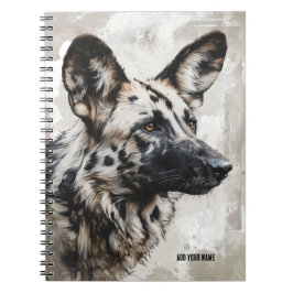 PERSONALISIEREN: Wilder Hund | Notebook-Journal Notizblock