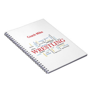 Personalisieren, Wrestling Coach Vielen Dank in Wo Notizblock