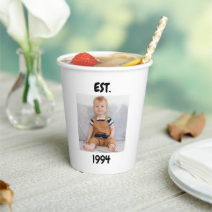 Personalisiert 10. 20. 30. 40. 50. 60 Geburtstag Pappbecher