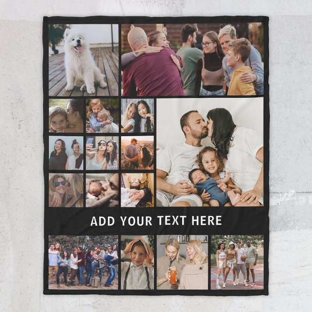 Personalisiert 16 Fotomaterial Fleecedecke (Von Creator hochgeladen)