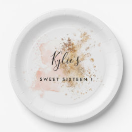 Personalisiert 16 . Geburtstag 16. Geburtstag Pappteller