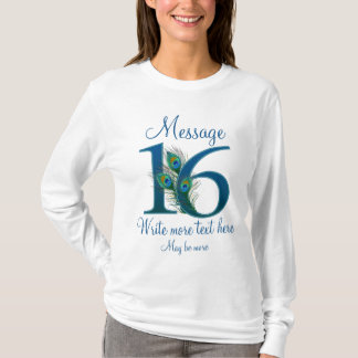 Personalisiert 16 klassische 16. Geburtstagsfeier T-Shirt