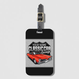 Personalisiert 1966 Konvertible Classic Car Garage Gepäckanhänger