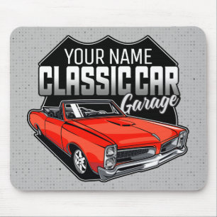 Personalisiert 1966 Konvertible Classic Car Garage Mousepad