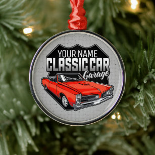Personalisiert 1966 Konvertible Classic Car Garage Ornament Aus Metall