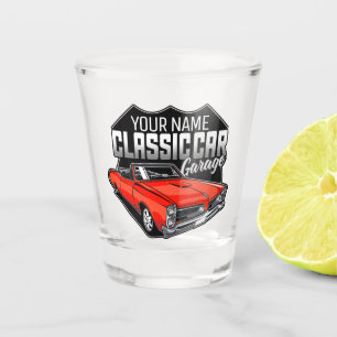 Personalisiert 1966 Konvertible Classic Car Garage Schnapsglas