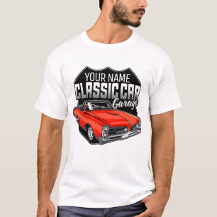Personalisiert 1966 Konvertible Classic Car Garage T-Shirt