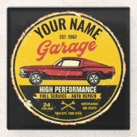 Personalisiert 1967 Fastback Red Classic Car Garag