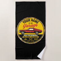 Personalisiert 1967 Fastback Red Classic Car Garag