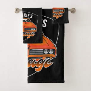 Personalisiert 1969 Ram Air 400 Muscle Car Garage Badhandtuch Set