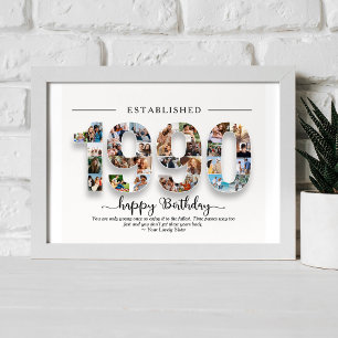 Personalisiert 1999 Geboren etablierte FotoCollage Poster