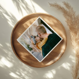 Personalisiert 1 Foto Paper Napkin Serviette